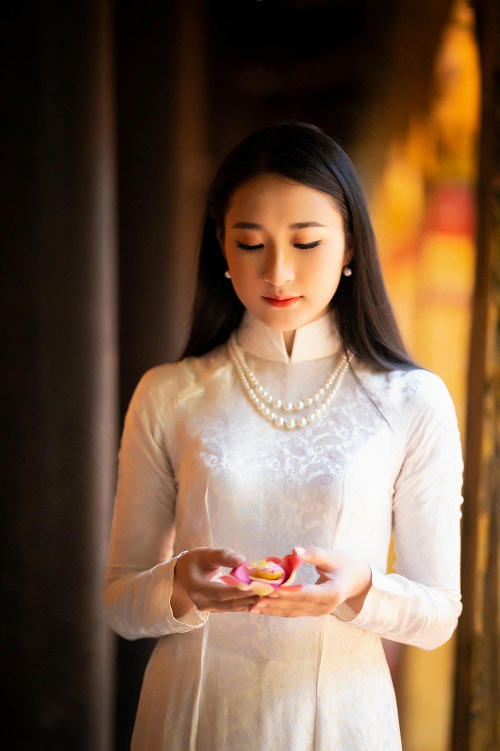 ảnh gái xinh áo dài xuân ảnh gái xinh áo dài xuân