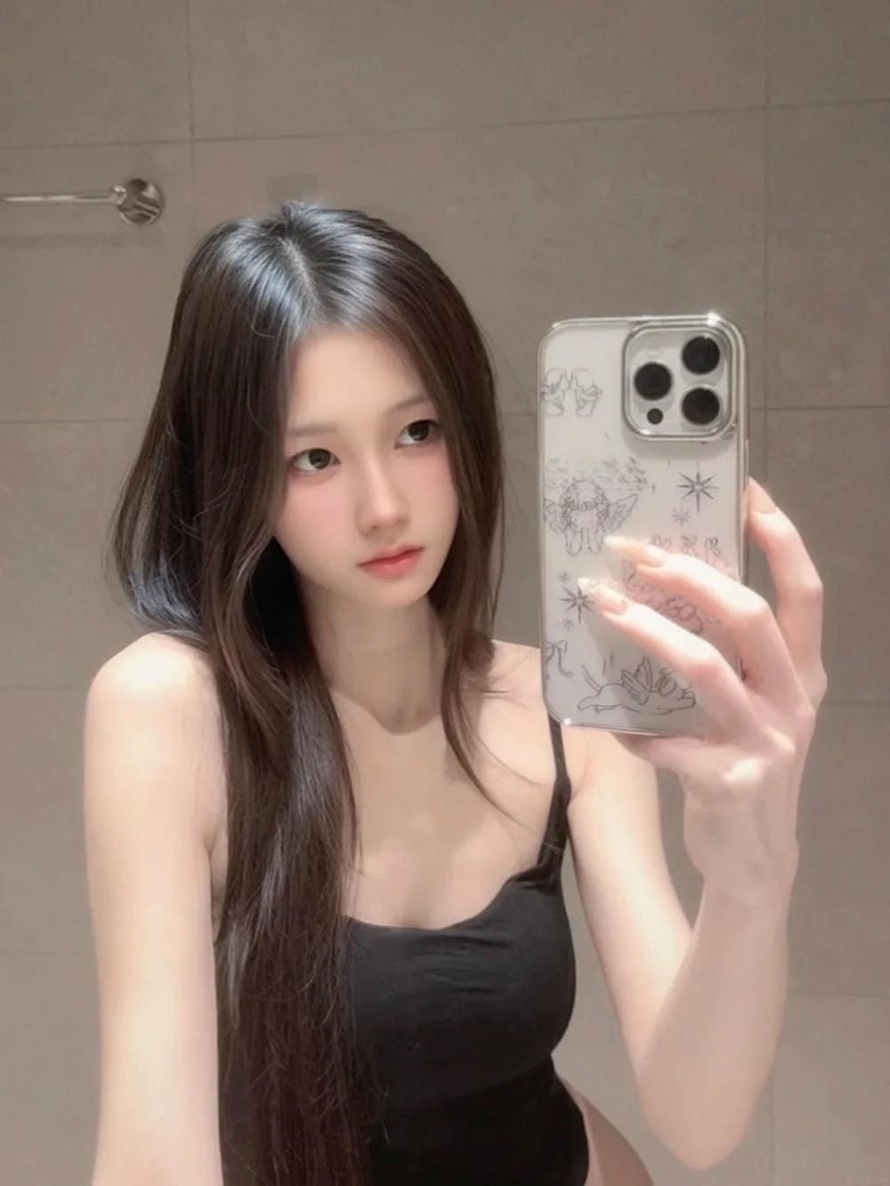 ảnh gái xinh chụp trước gương dịu dàng ảnh gái xinh chụp trước gương dịu dàng