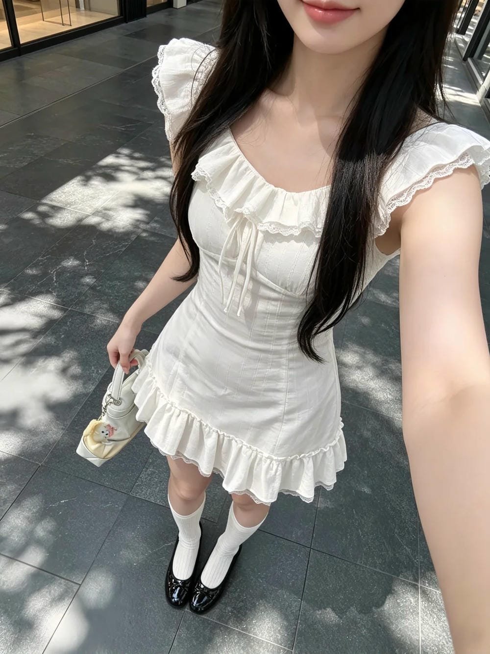 ảnh gái xinh phong cách tiểu thư quý phái