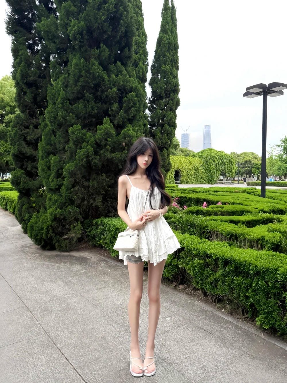 ảnh gái xinh phong cách tiểu thư sang trọng