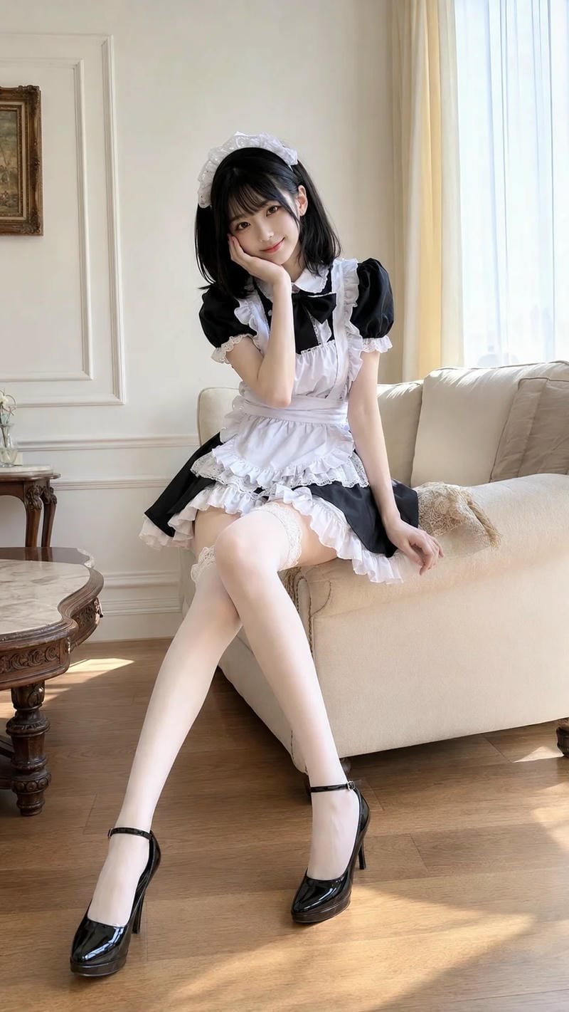 ảnh hầu gái sexy đẹp đầy khí chất