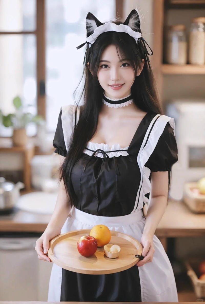 ảnh hầu gái xinh xắn dễ thương ảnh hầu gái xinh xắn dễ thương