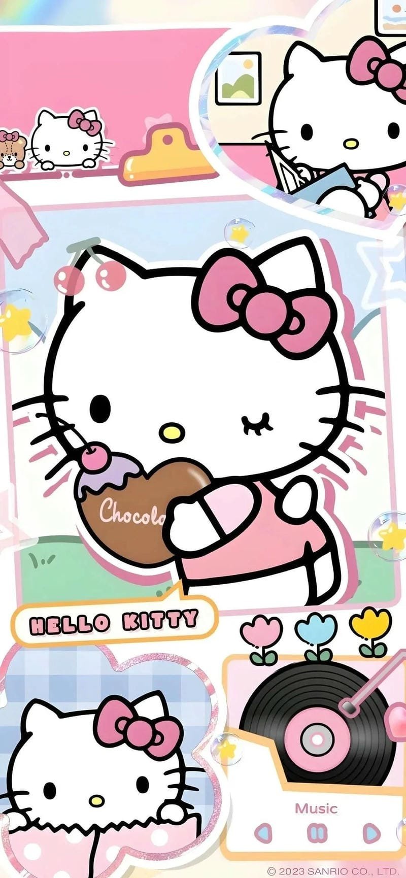 ảnh hello kitty siêu cute đáng yêu