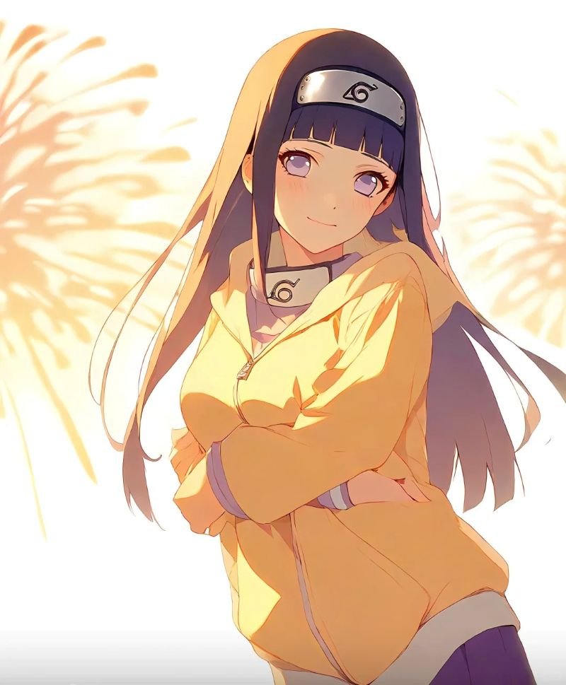ảnh hinata sexy nổi bật giữa khung hình