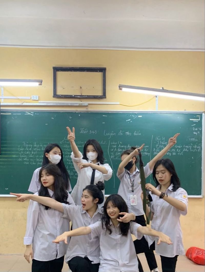 ảnh học sinh khoảnh khắc vui nhộn