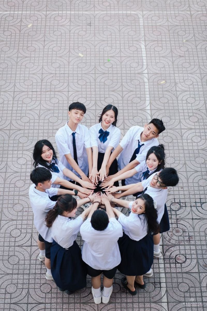 ảnh học sinh kỷ niệm tuổi học trò