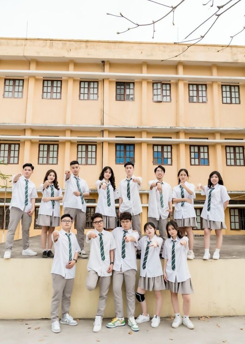 ảnh học sinh trẻ trung và nổi bật