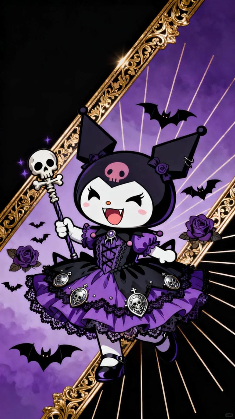 ảnh kuromi cute dành cho điện thoại