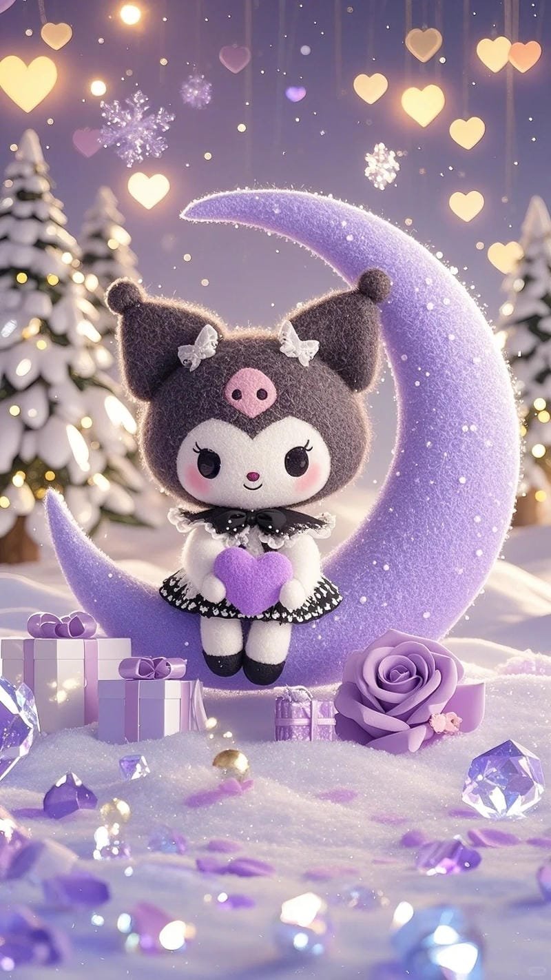 ảnh kuromi cute khiến bạn mê