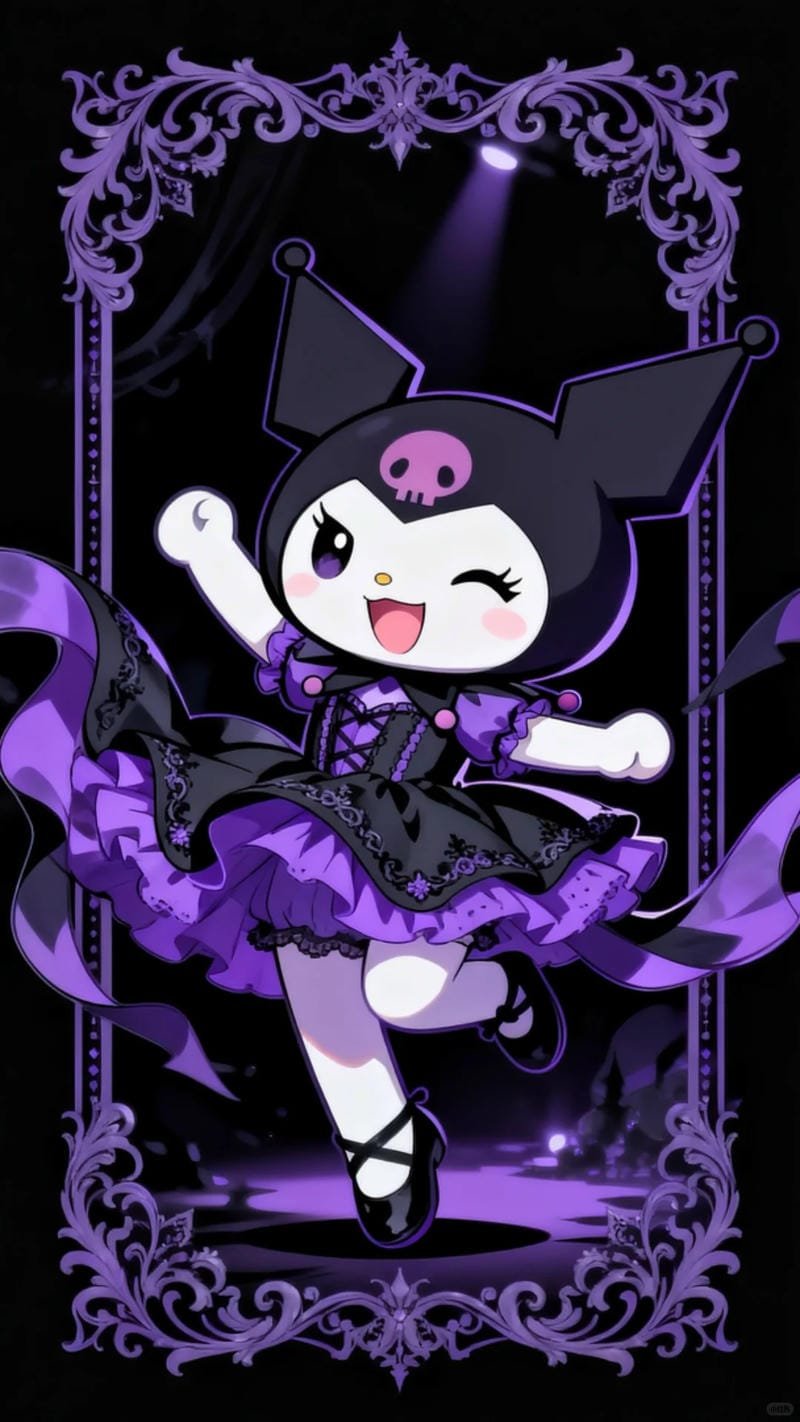 ảnh kuromi cute ngọt ngào