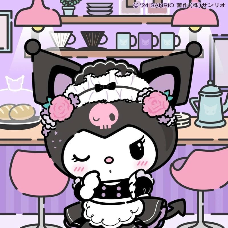 ảnh kuromi cute nhìn là thích