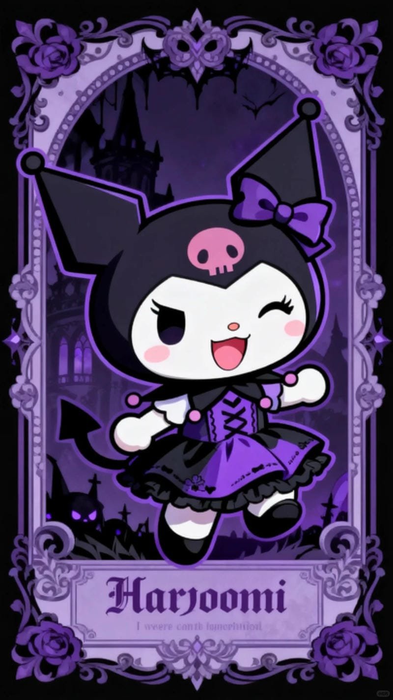ảnh kuromi đáng yêu siêu cuốn hút