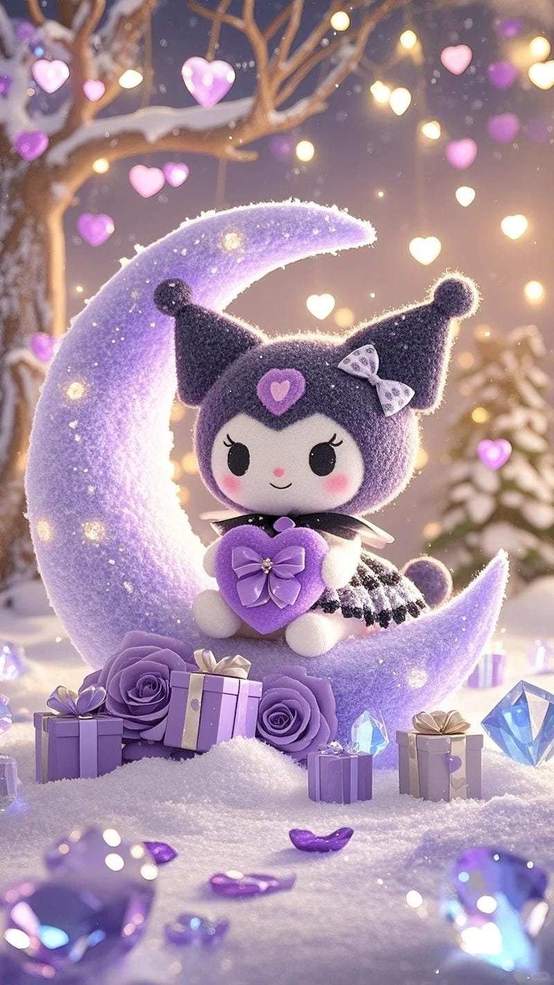 ảnh kuromi dễ thương đáng yêu