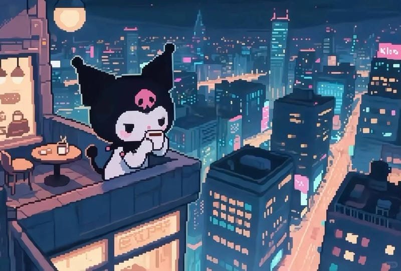 ảnh kuromi đẹp mê ly cực chất