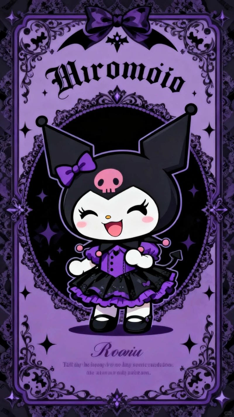 ảnh kuromi đẹp trending được yêu thích