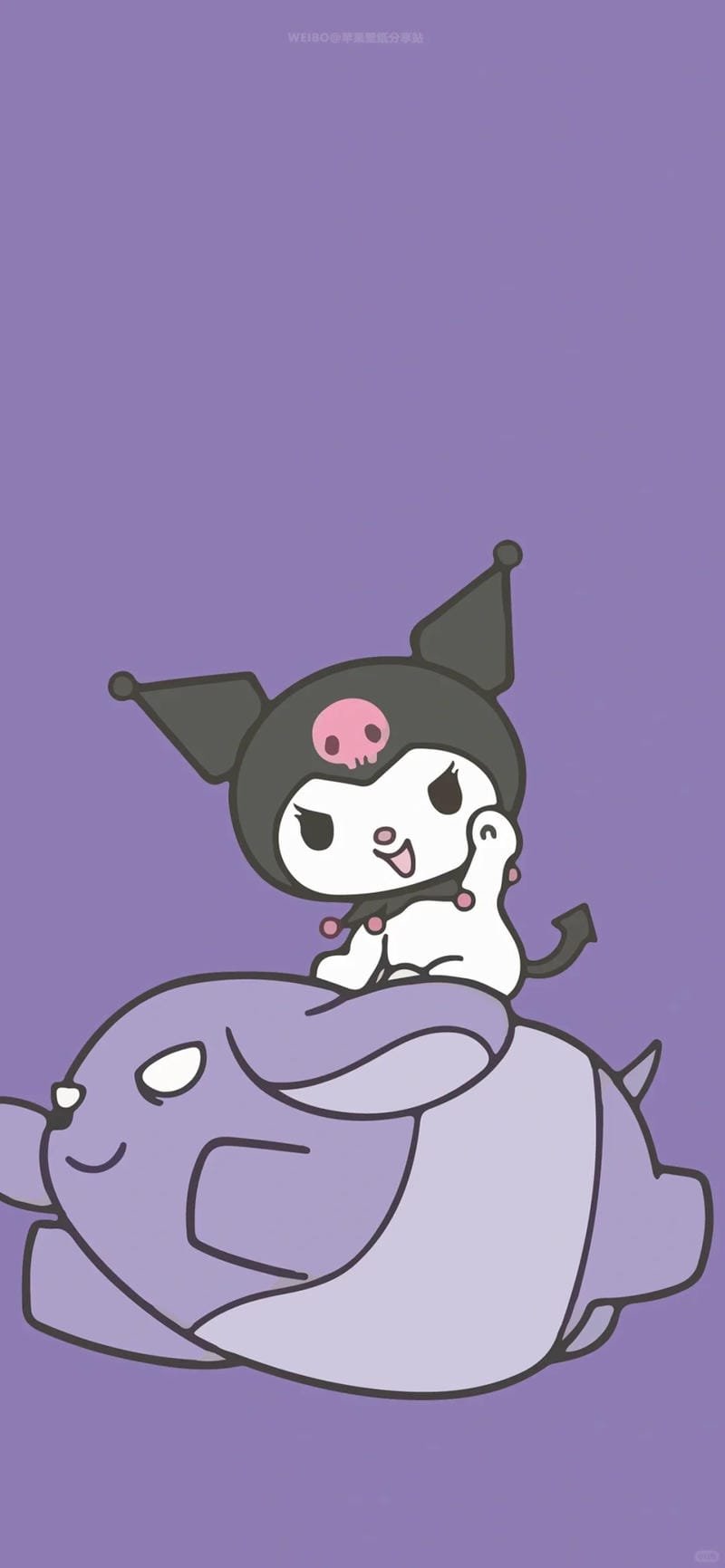 ảnh kuromi xinh xắn cực kỳ dễ thương
