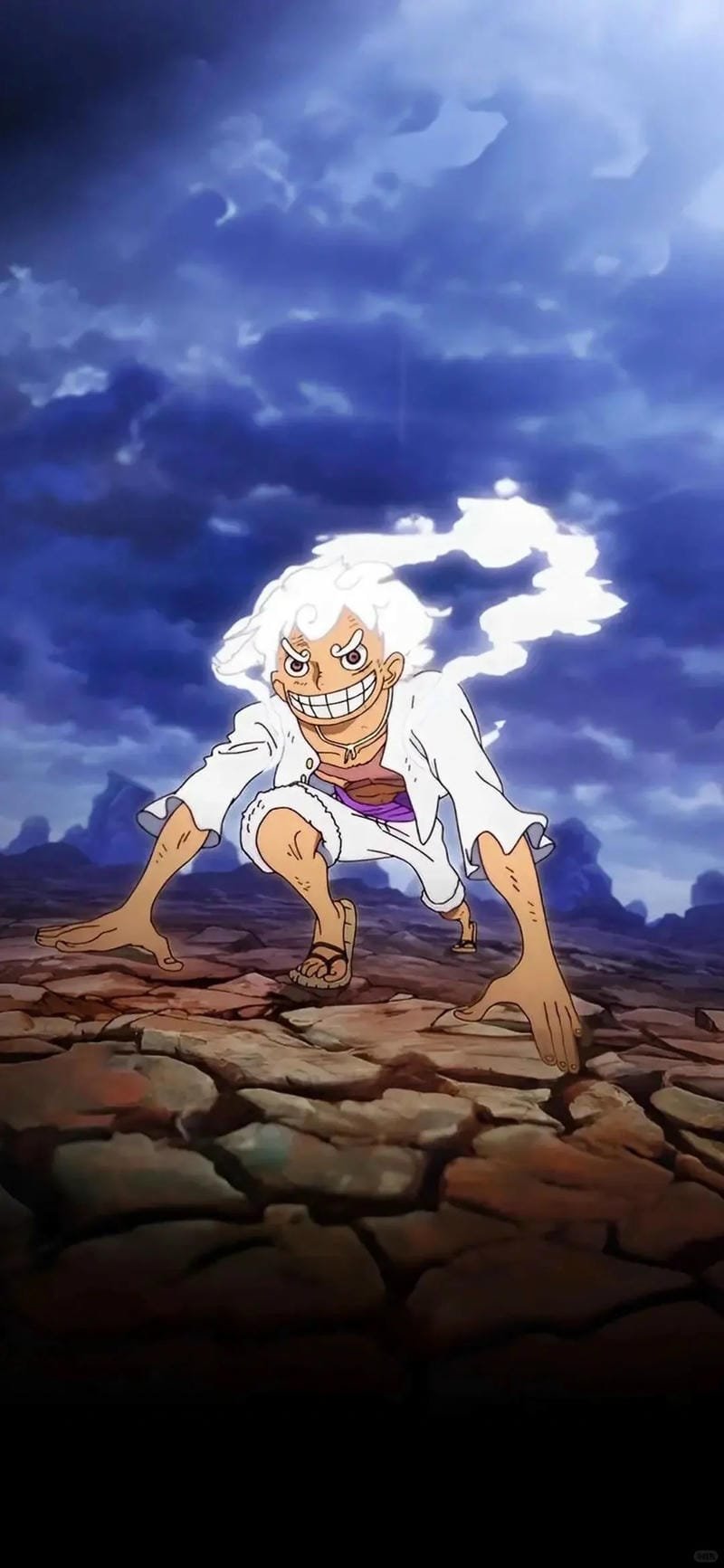 ảnh luffy gear 5 chiến thần one piece