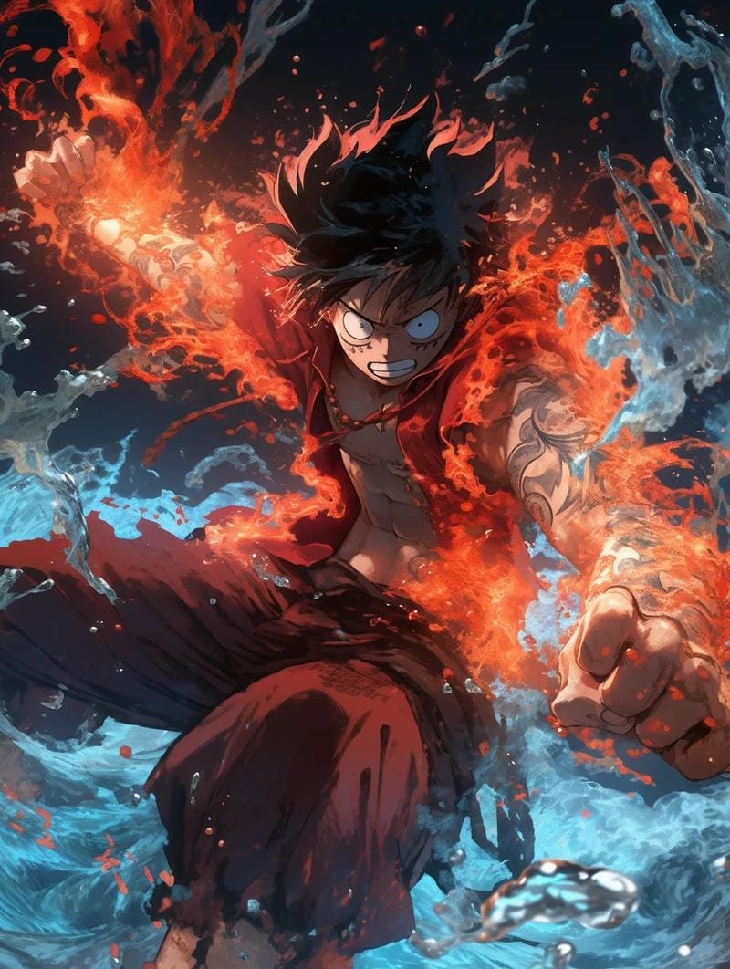 ảnh luffy sức mạnh gear 5