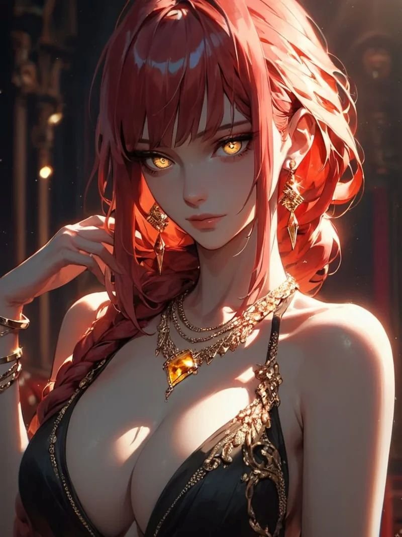 ảnh makima sexy thần thái lạnh lùng