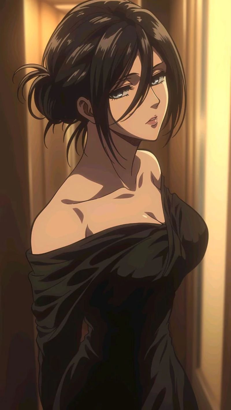ảnh mikasa sexy thần thái cuốn hút