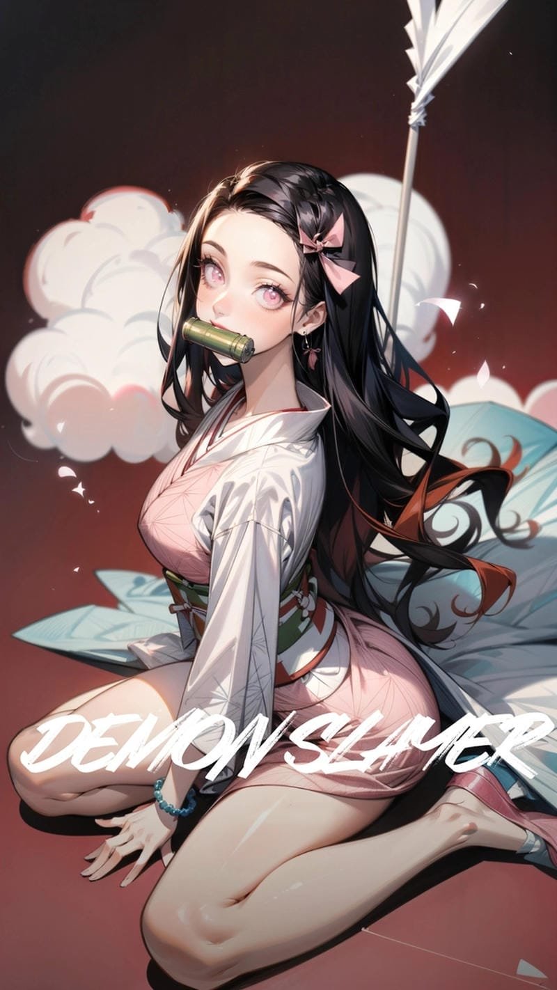 ảnh nezuko sexy diện mạo ấn tượng