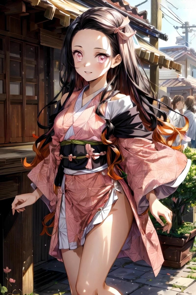 ảnh nezuko sexy phong cách đẹp đầy ấn tượng