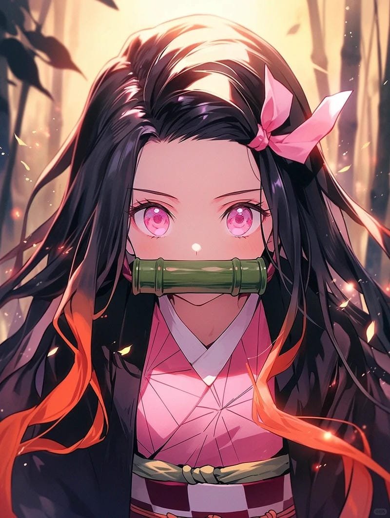 ảnh nezuko sexy tạo dáng cực chất