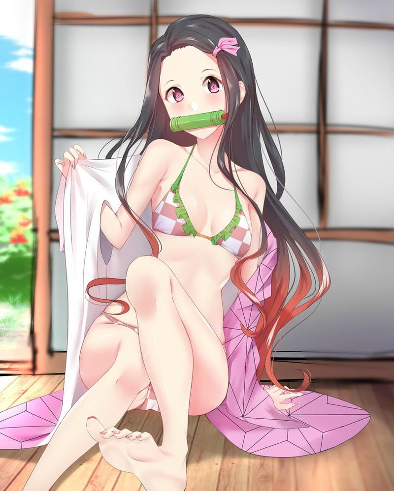 ảnh nezuko sexy thần thái quyến rũ cực đẹp