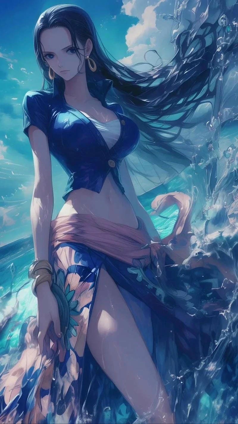 ảnh nico robin sexy đẹp chuẩn waifu