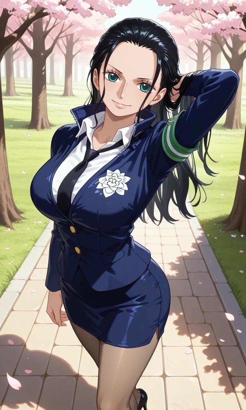ảnh nico robin sexy nổi bật giữa khung hình