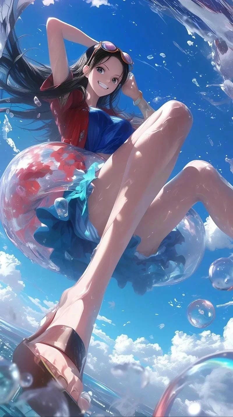 ảnh nico robin sexy thần thái quyến rũ