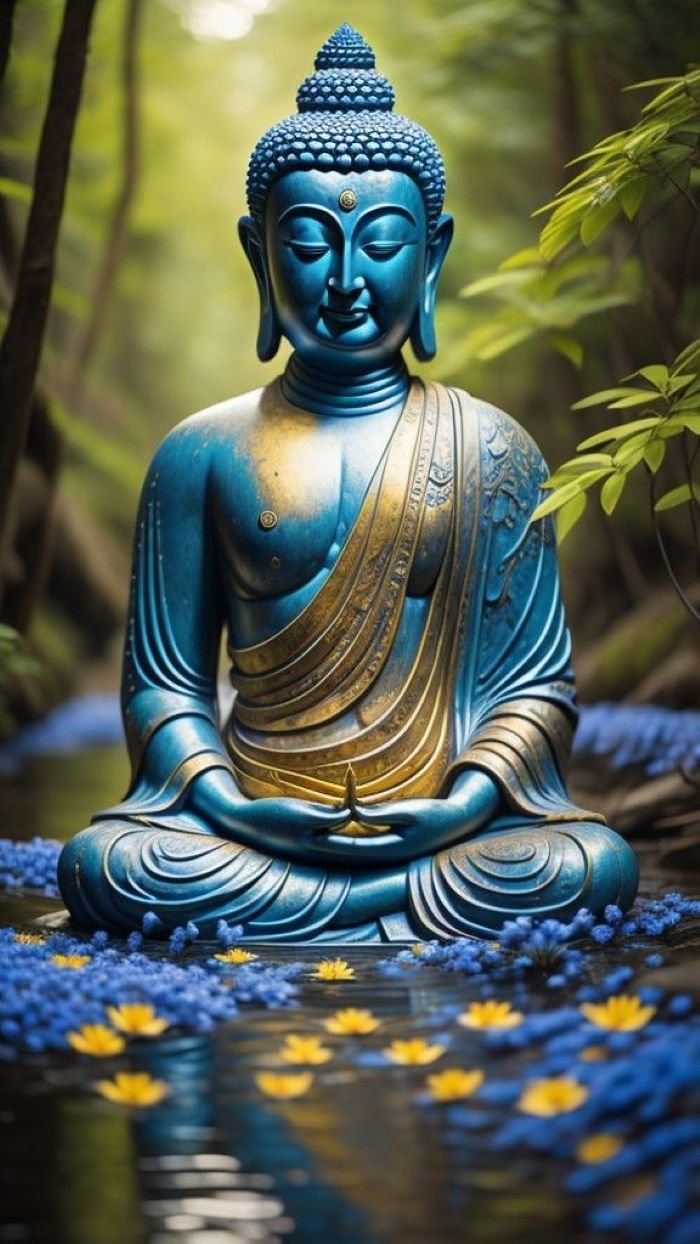 ảnh phật ánh sáng huyền ảo