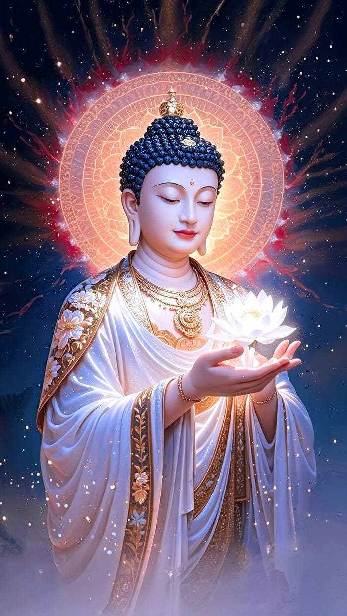 ảnh phật cầu may mắn bình an