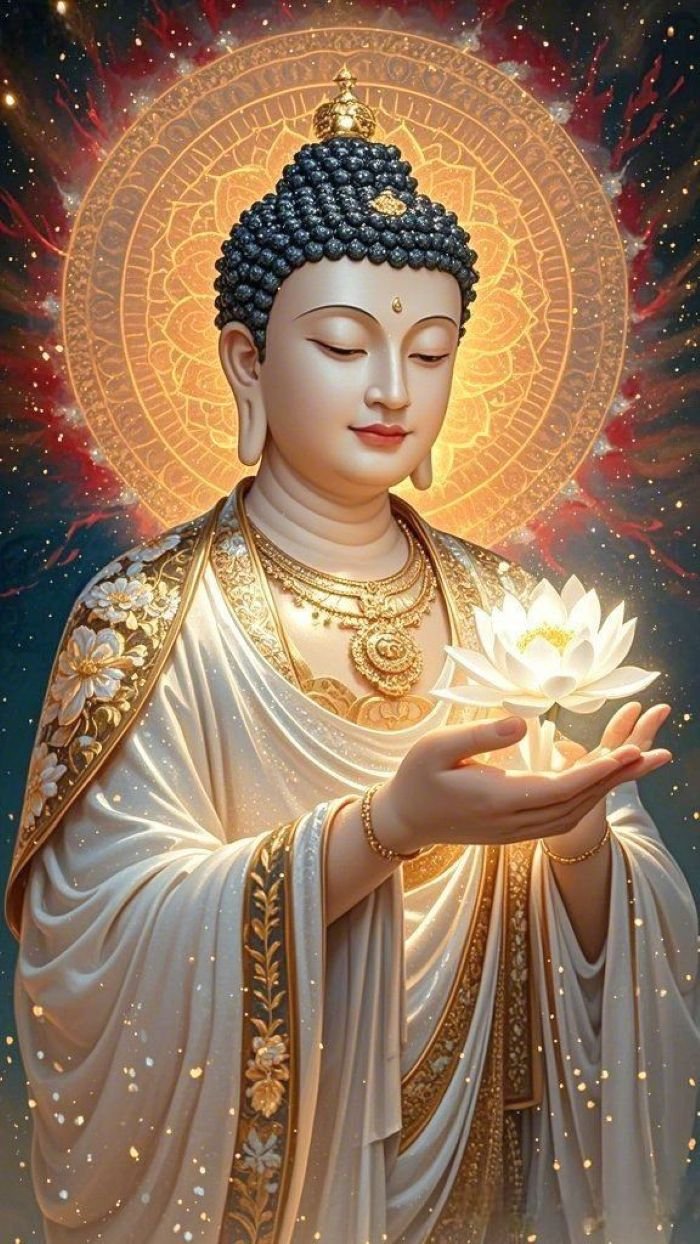 ảnh phật đẹp giữa thiên nhiên