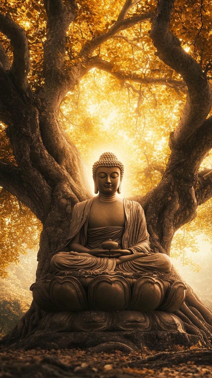 ảnh phật mang vẻ đẹp an yên