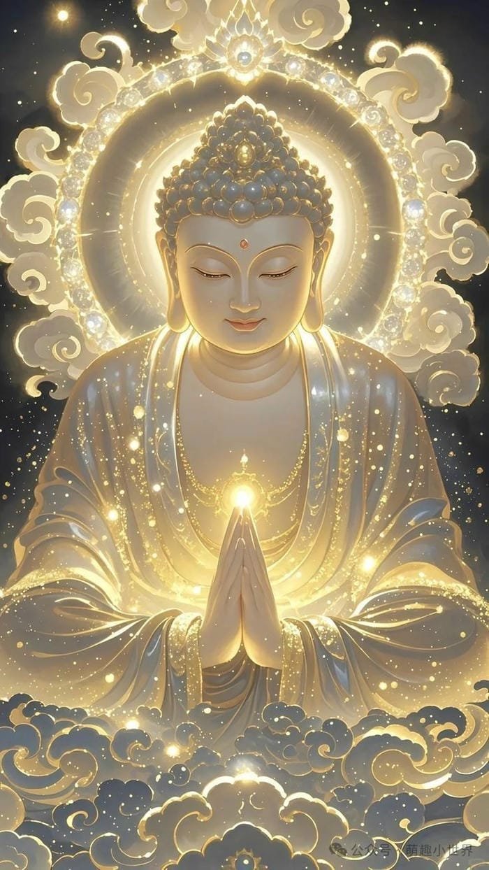 ảnh phật thiền định đầy bình yên