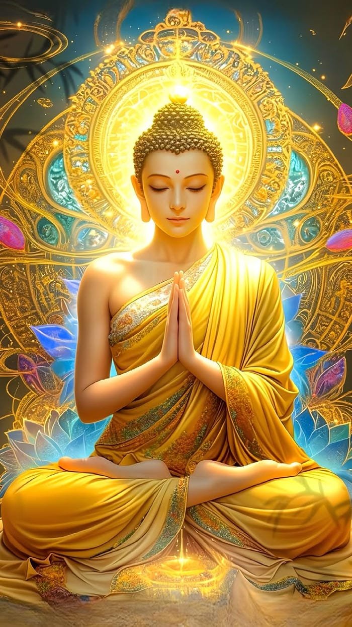 ảnh phật thiêng liêng và thanh tịnh