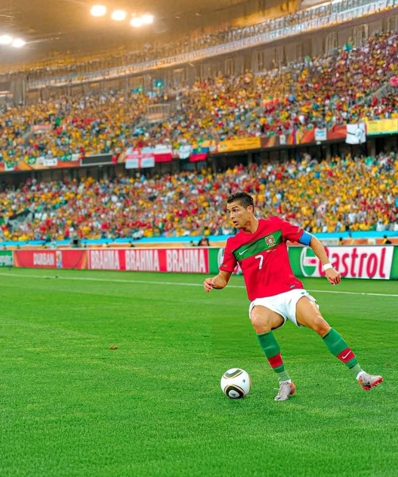 ảnh ronaldo khoảnh khắc làm nên lịch sử