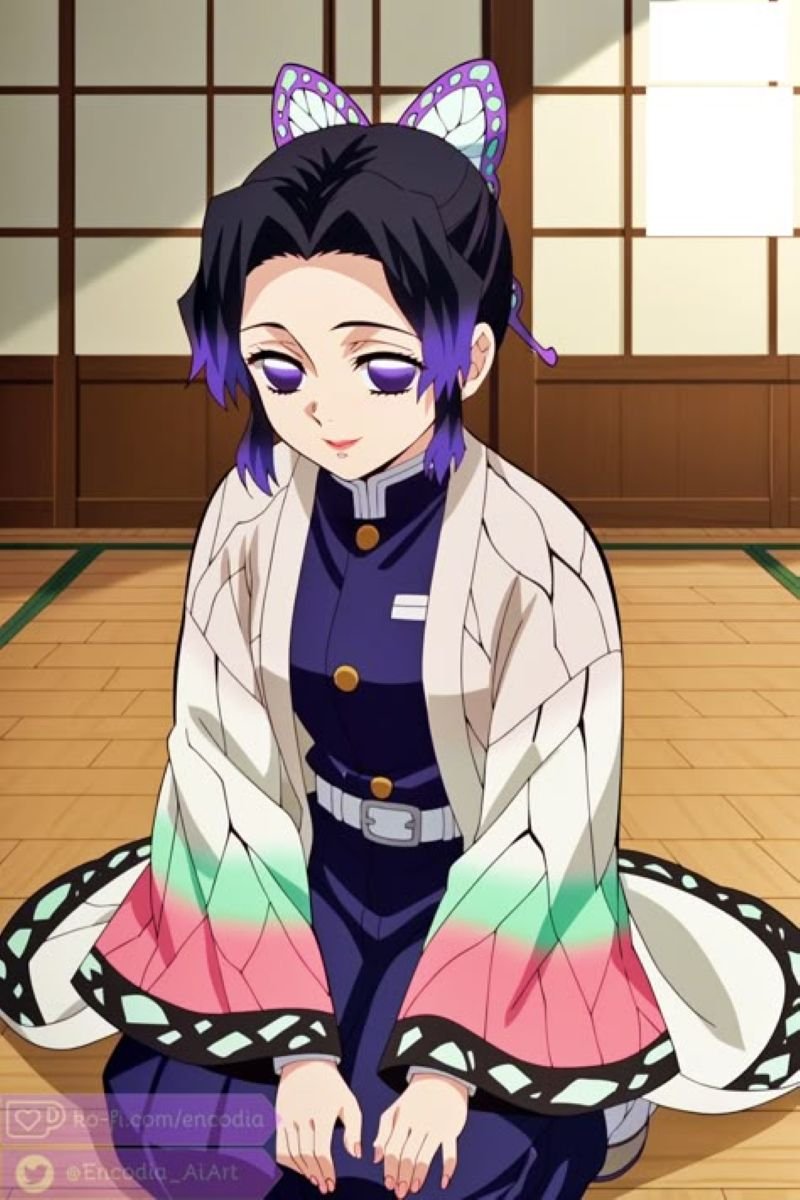 ảnh shinobu sexy phong cách quyến rũ