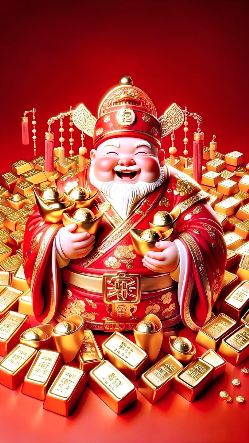 ảnh thần tài đẹp thu hút vận may