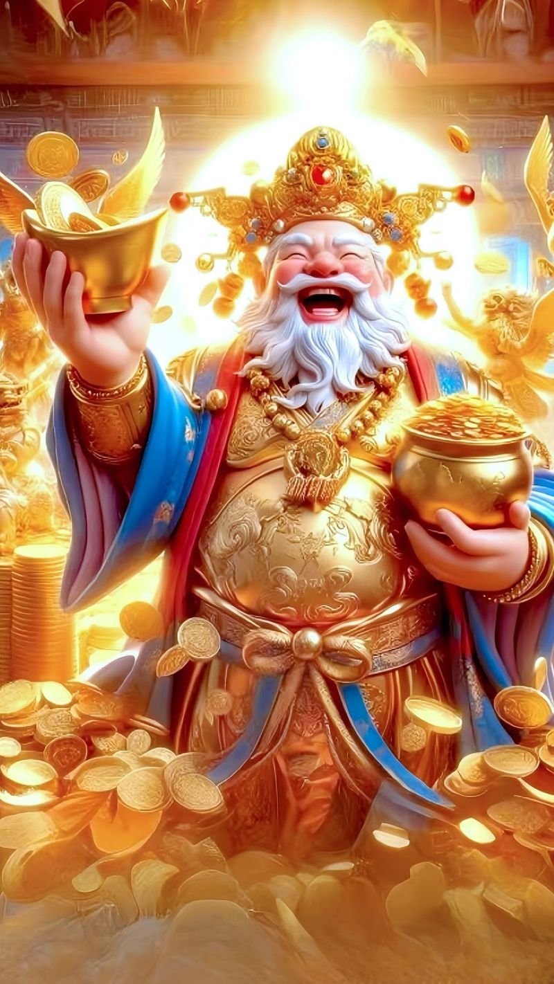 ảnh thần tài mang tài lộc may mắn
