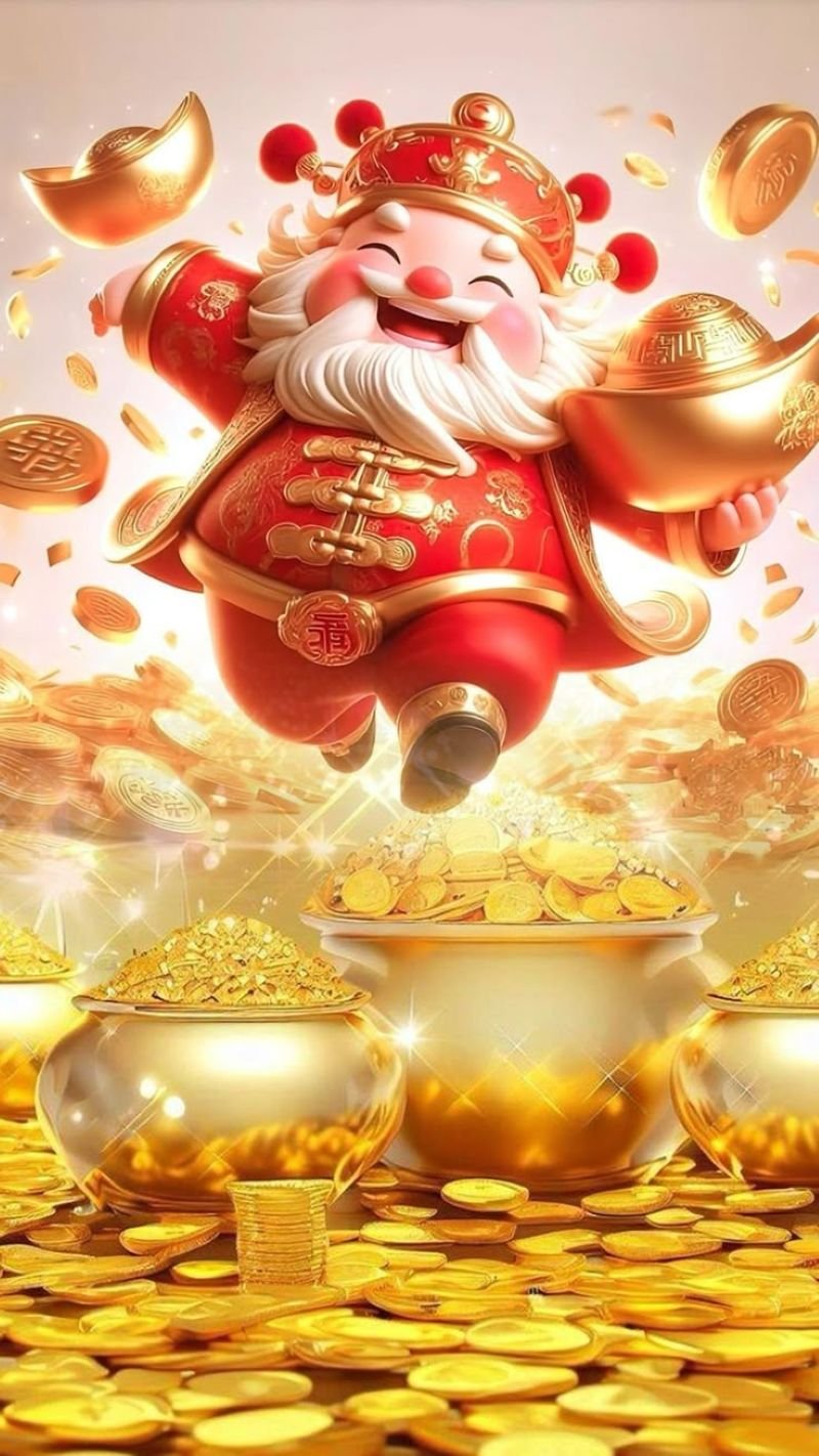 ảnh thần tài may mắn quanh năm
