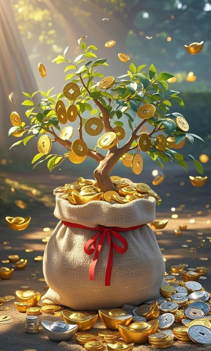 ảnh thần tài phong thủy hút lộc
