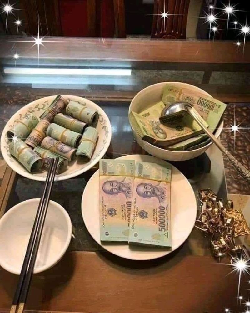 ảnh tiền đẹp mang ý nghĩa