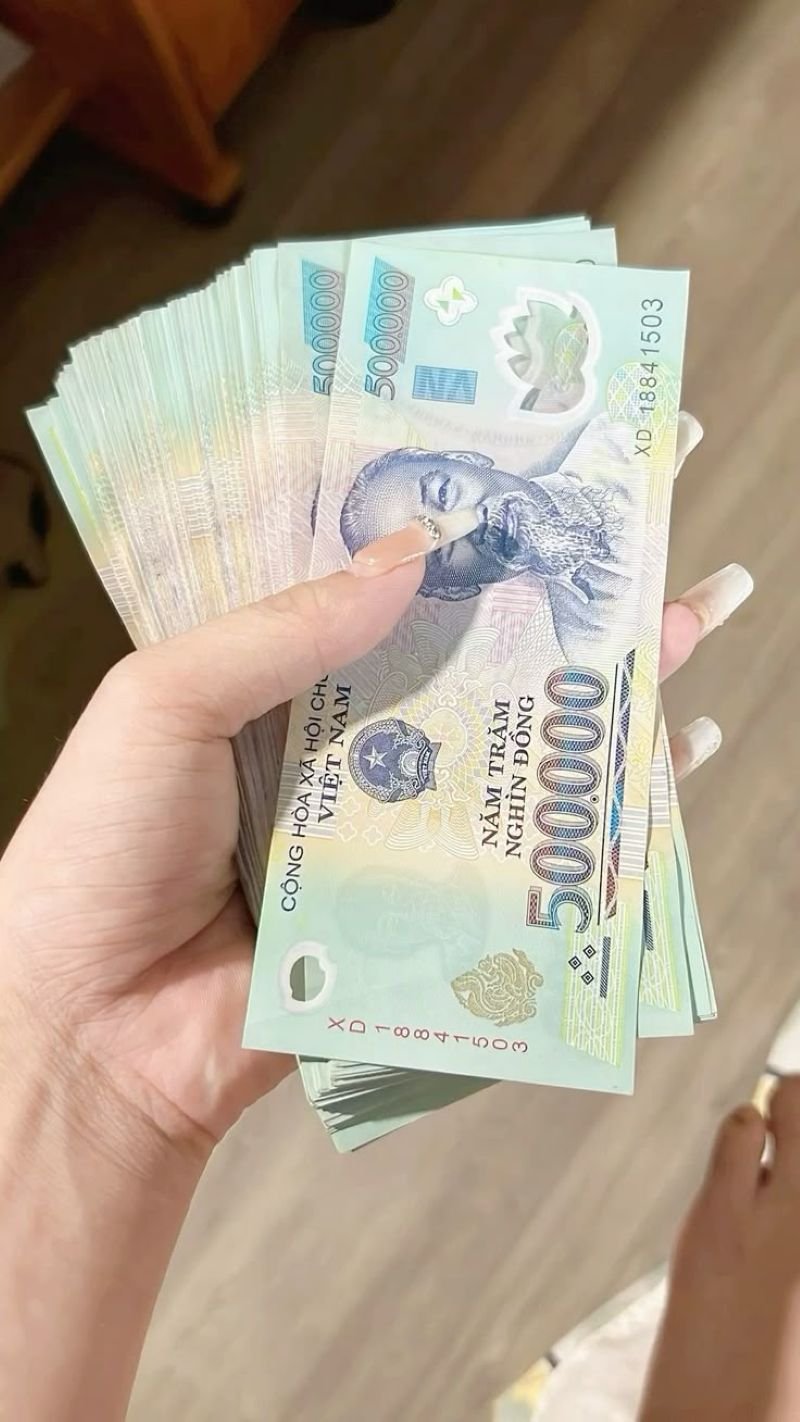 ảnh tiền nhiều tờ cực đẹp