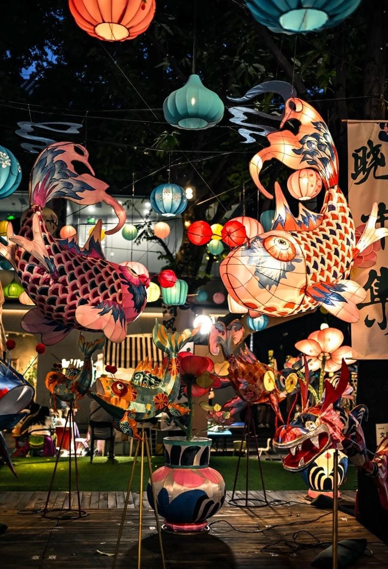 ảnh trung thu đèn ông sao đẹp