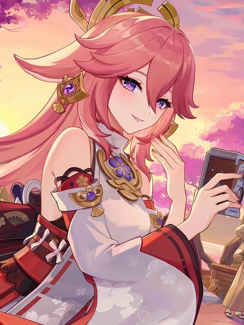 ảnh yae miko sexy anime nổi bật
