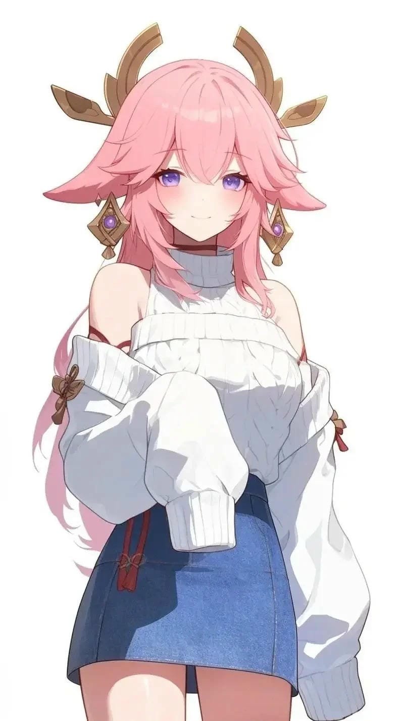 ảnh yae miko sexy cực phẩm anime