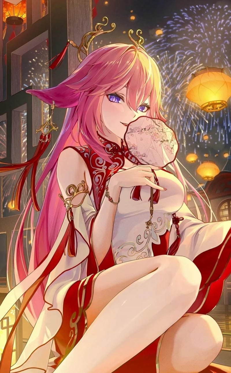 ảnh yae miko sexy tạo hình cực đẹp