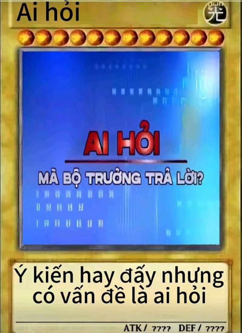 meme ai hỏi đáp cực gắt